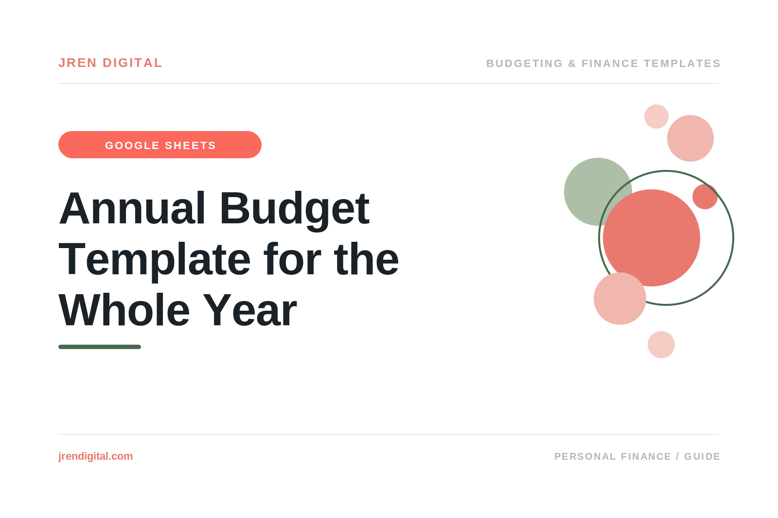 Annual Budget Template That Plans the Whole Year, by JRen Digital
