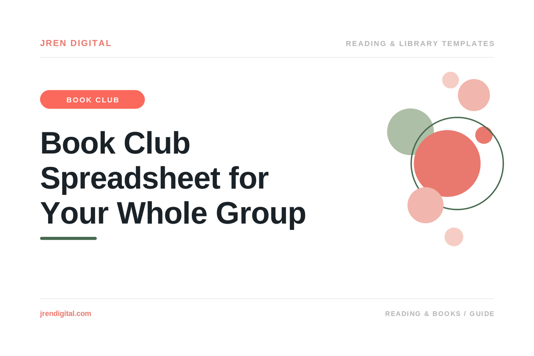 Book Club Spreadsheet Example Book Club Spreadsheet (Picks, Votes & Schedule) – JRen