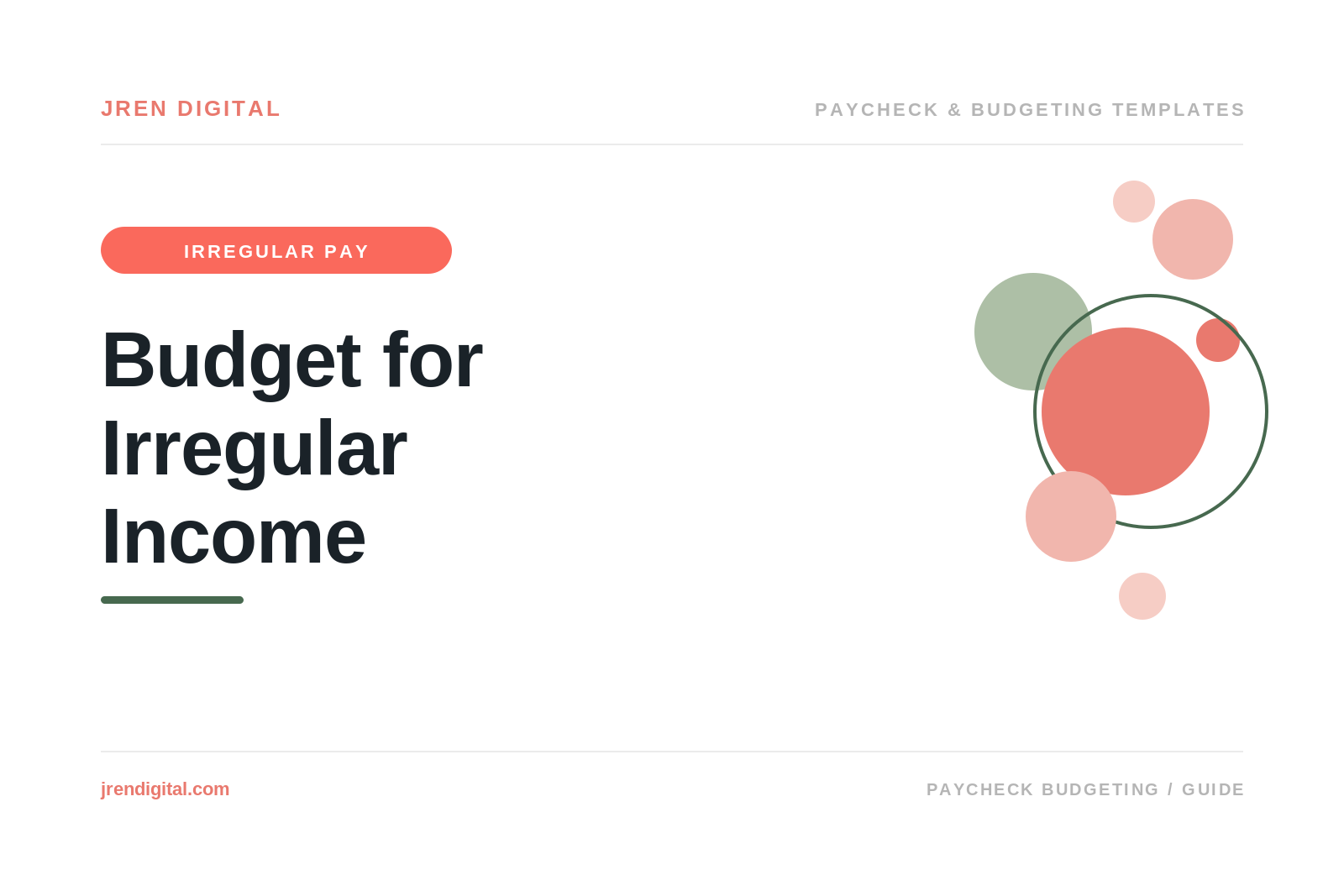 Budget for Irregular Income (Baseline Method), by JRen Digital