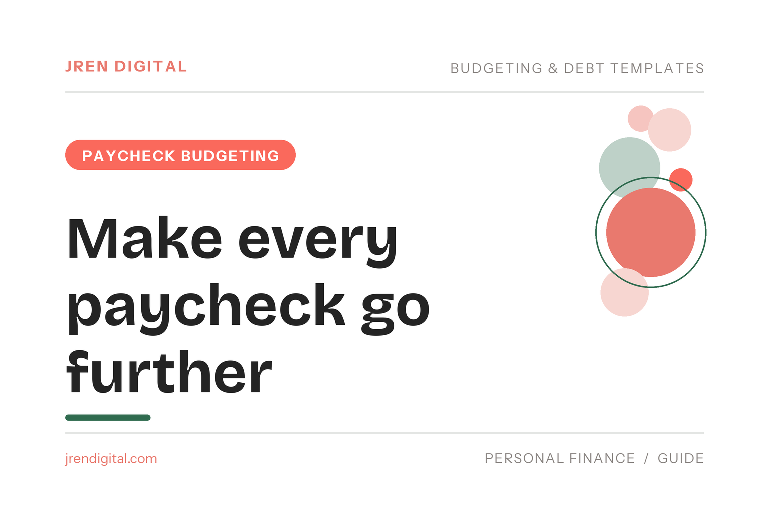 Make every paycheck go further - JRen Digital