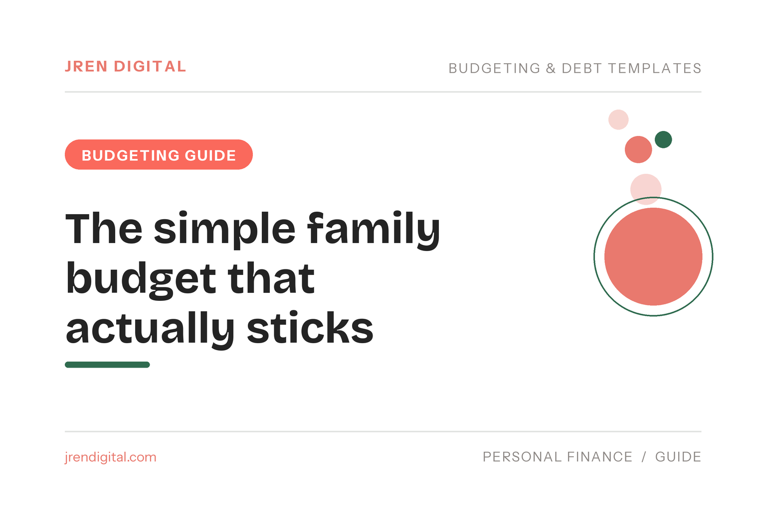 The simple family budget that actually sticks - JRen Digital