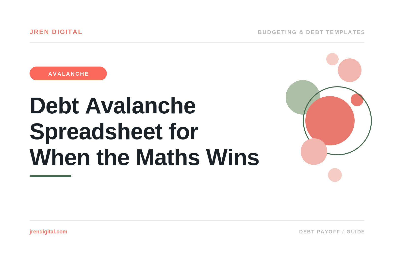 Debt Avalanche Spreadsheet That Saves Real Interest, by JRen Digital