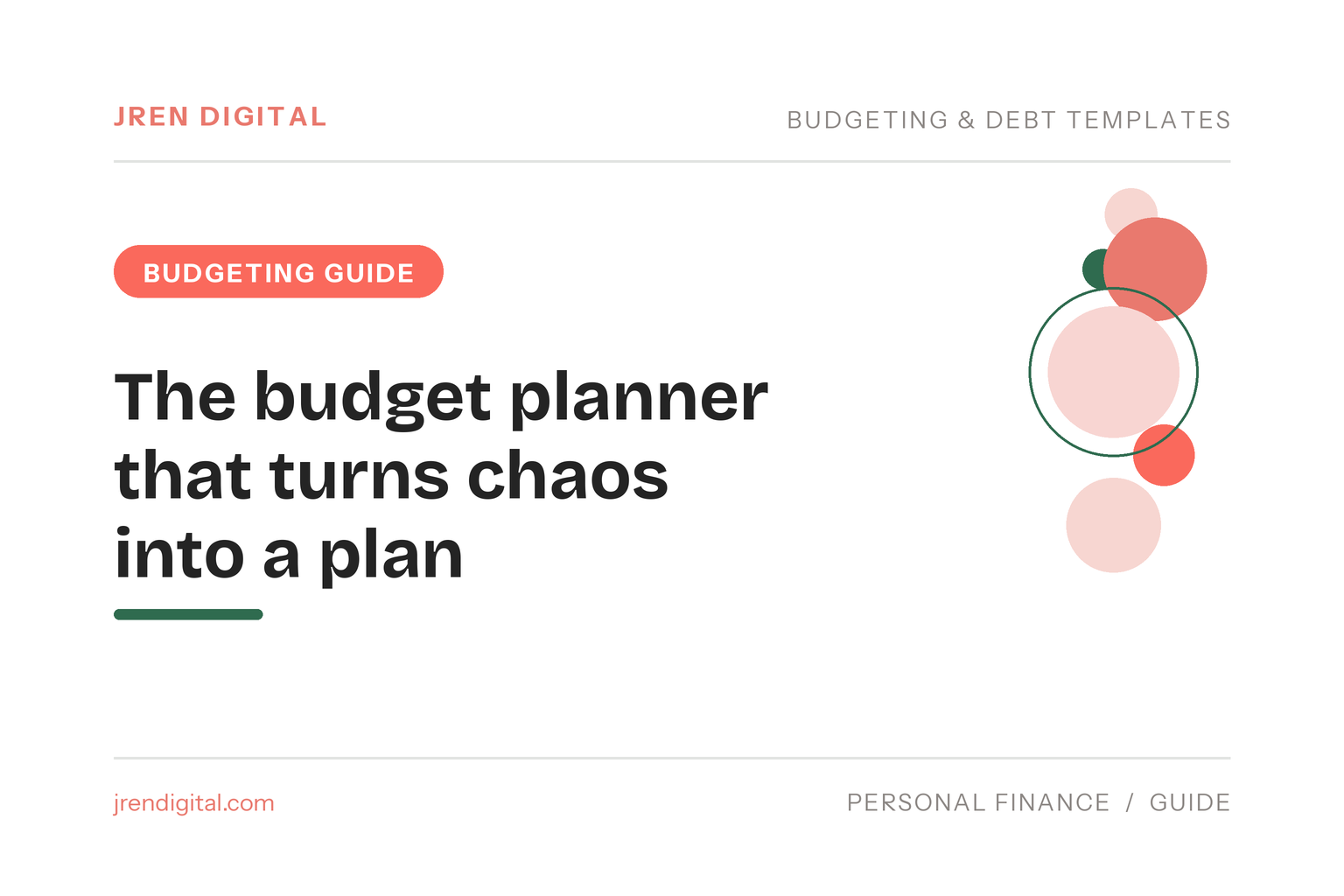 The budget planner that turns chaos into a plan - JRen Digital