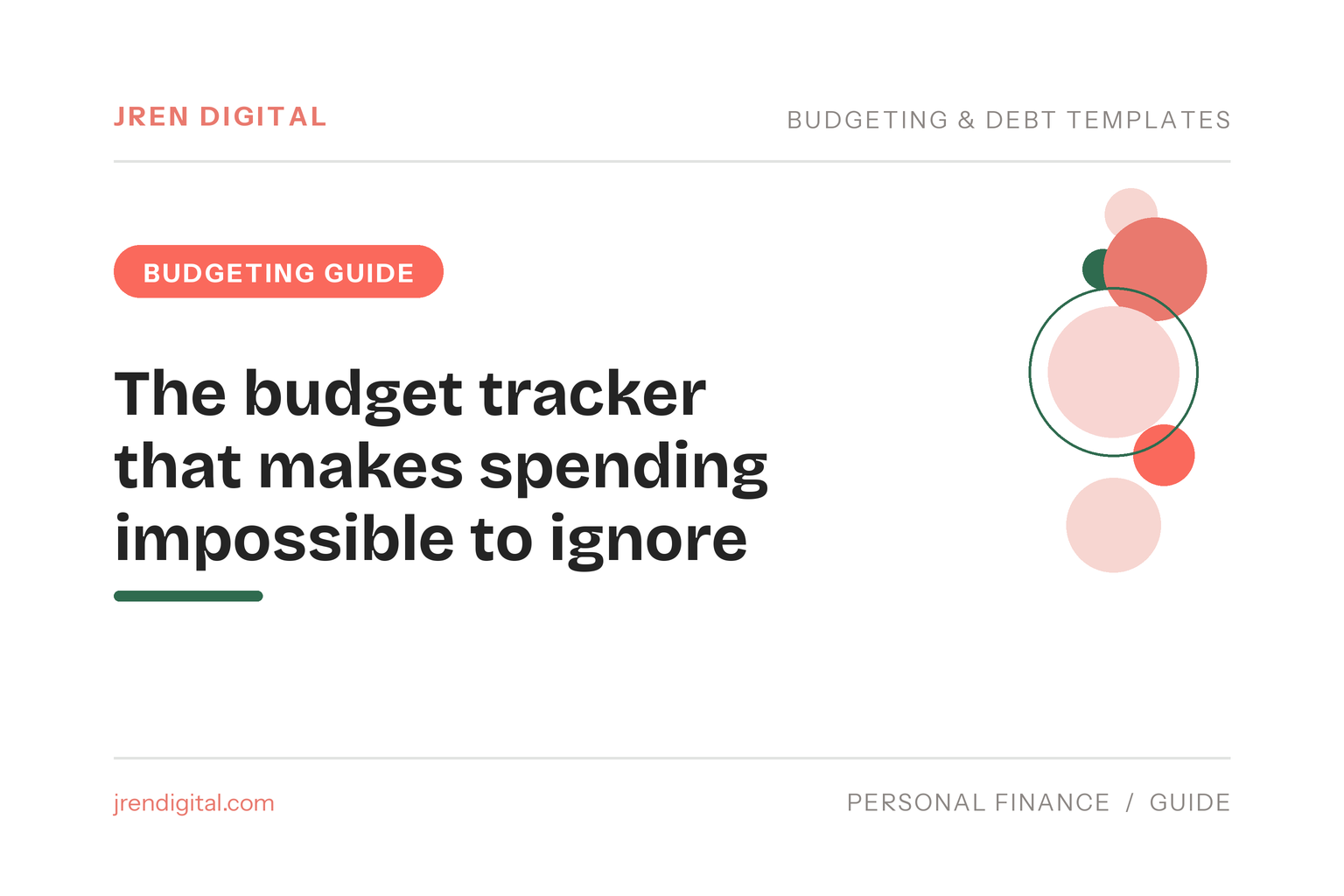 The budget tracker that turns spending into something you can see - JRen Digital