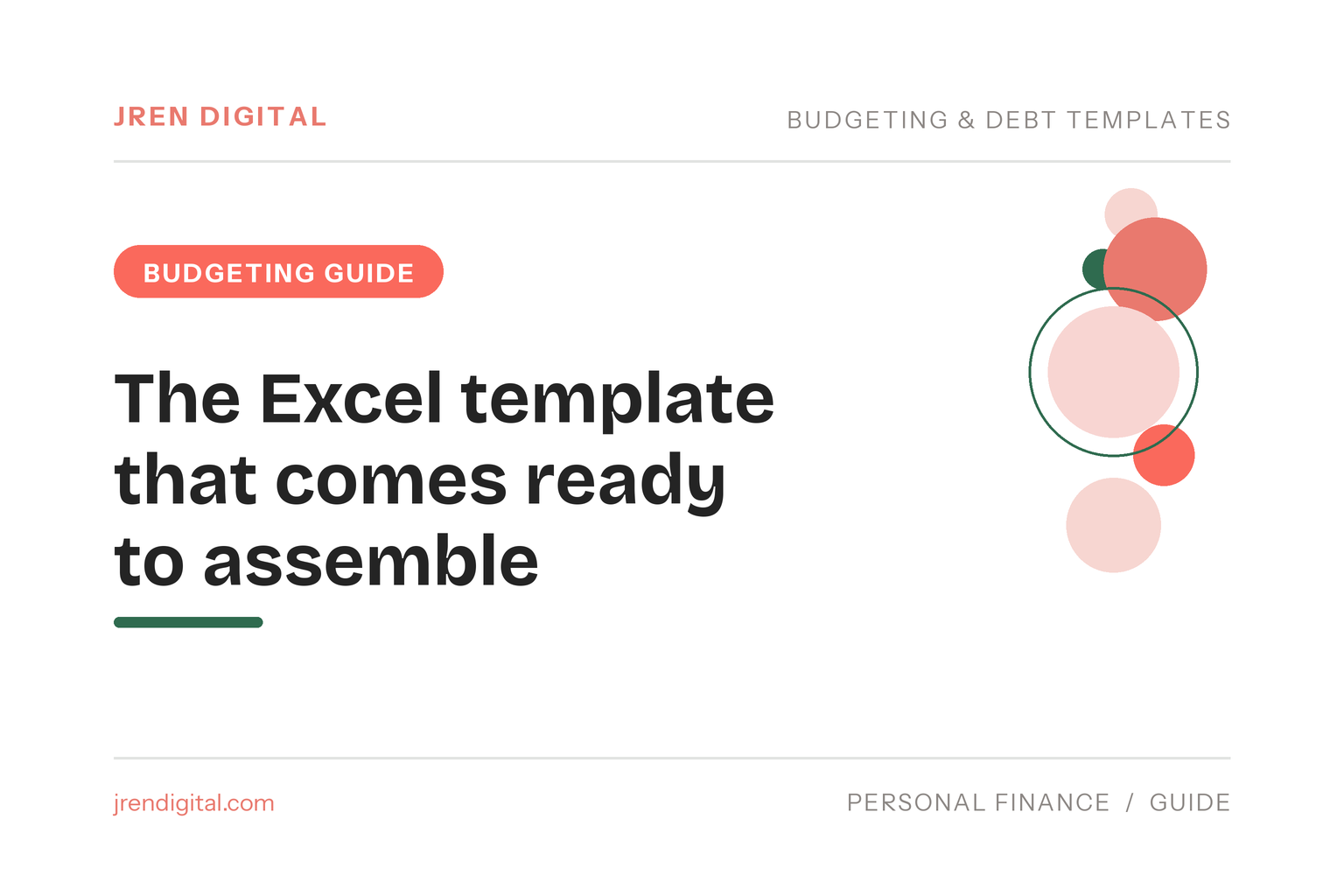 An Excel budget template that comes ready to assemble - JRen Digital