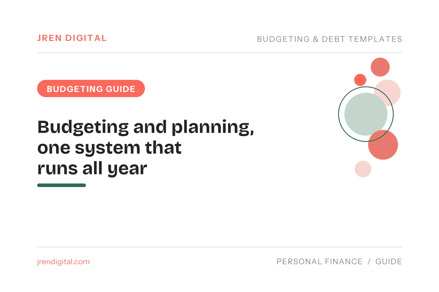Budgeting and planning: one system that runs all year, by JRen Digital