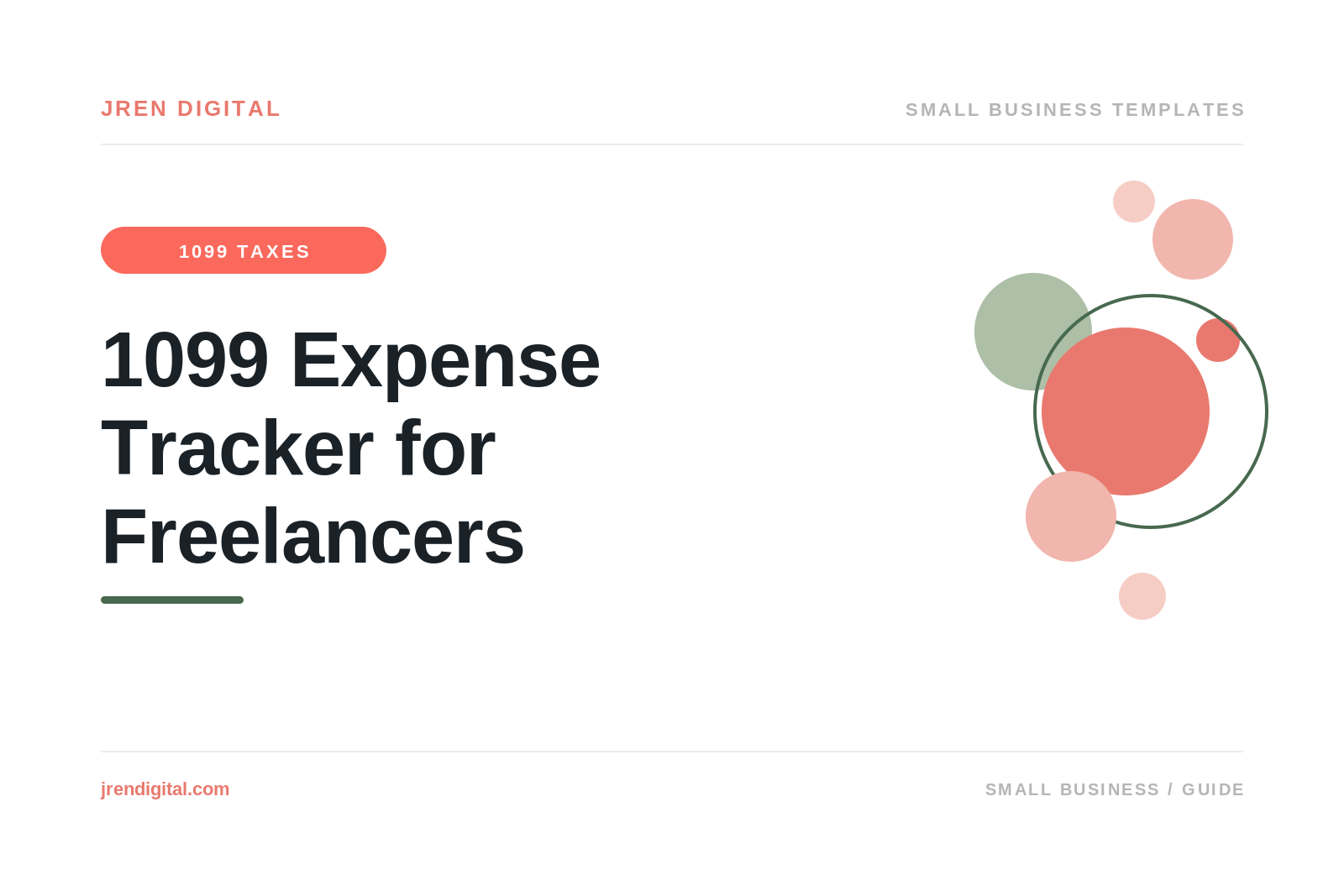 1099 Expense Tracker for Freelancers, by JRen Digital