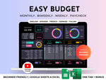 Simple Budget Planner for Beginners (Dark Mode) 1