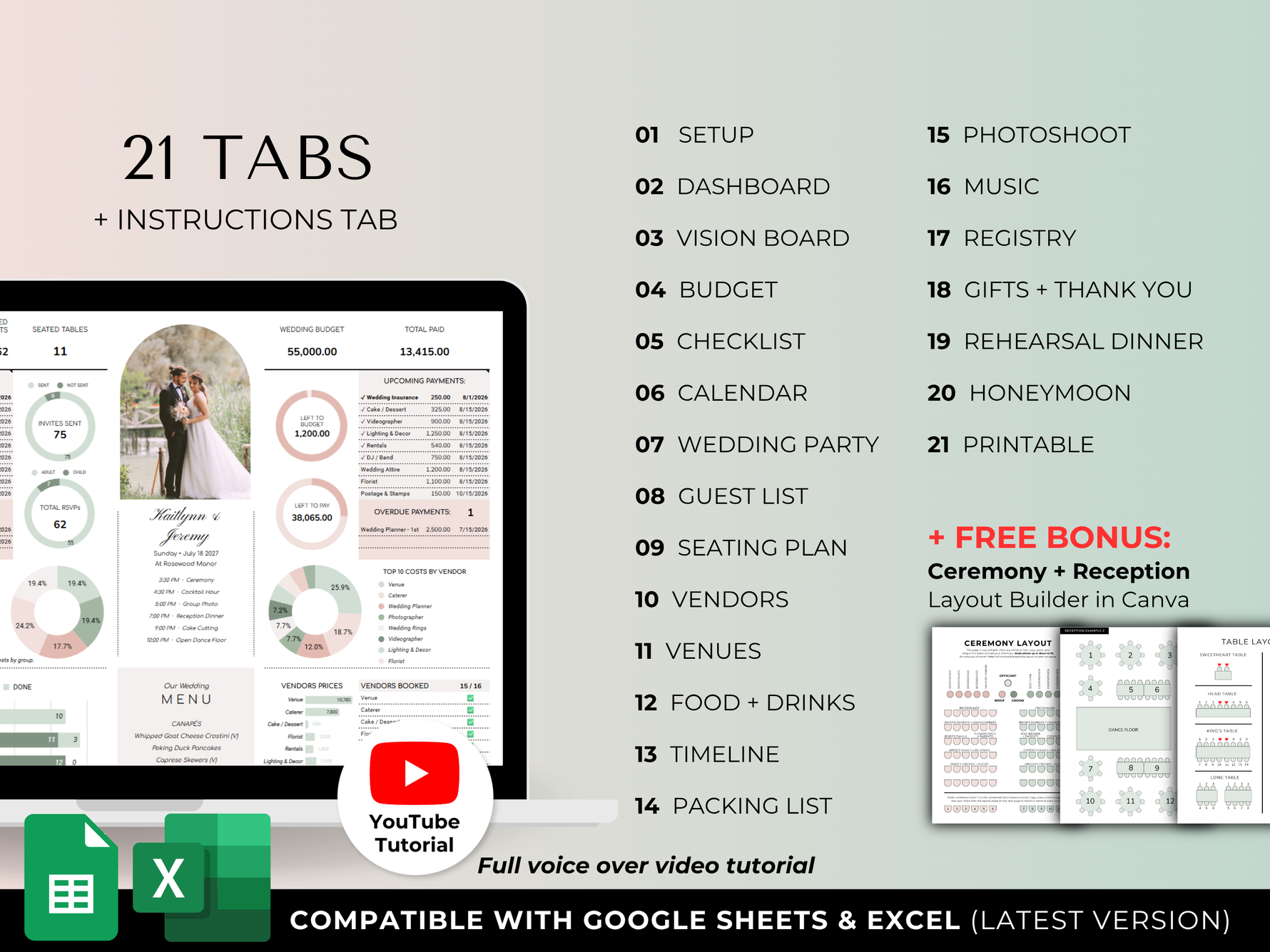 Ultimate Wedding Planner Sage - budget tracker