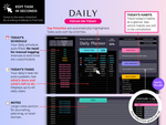 Ultimate Task & Habit Tracker 2.0 - ADHD Friendly | Excel & Google Sheets (Dark Mode) - preview 10