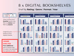 Book Tracker Spreadsheet Blue feature 11 by JRen Digital