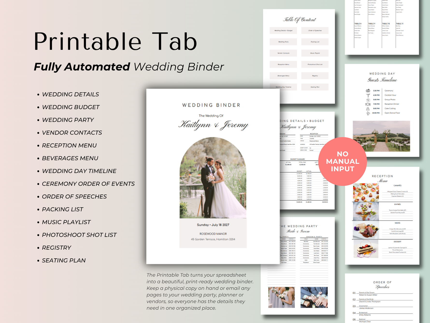 Ultimate Wedding Planner Sage - wedding party