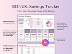 Bonus savings tracker