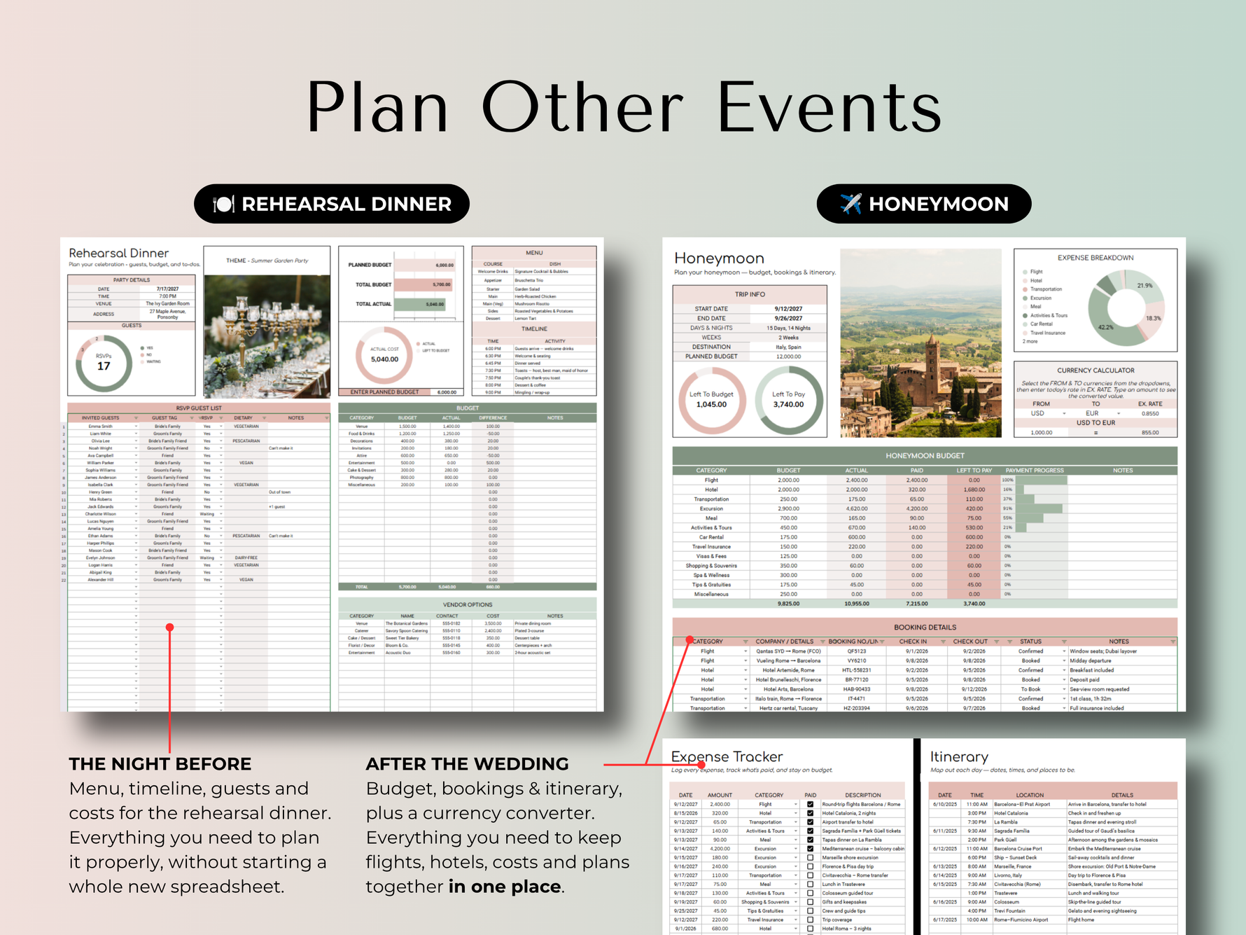 Ultimate Wedding Planner Sage - registry