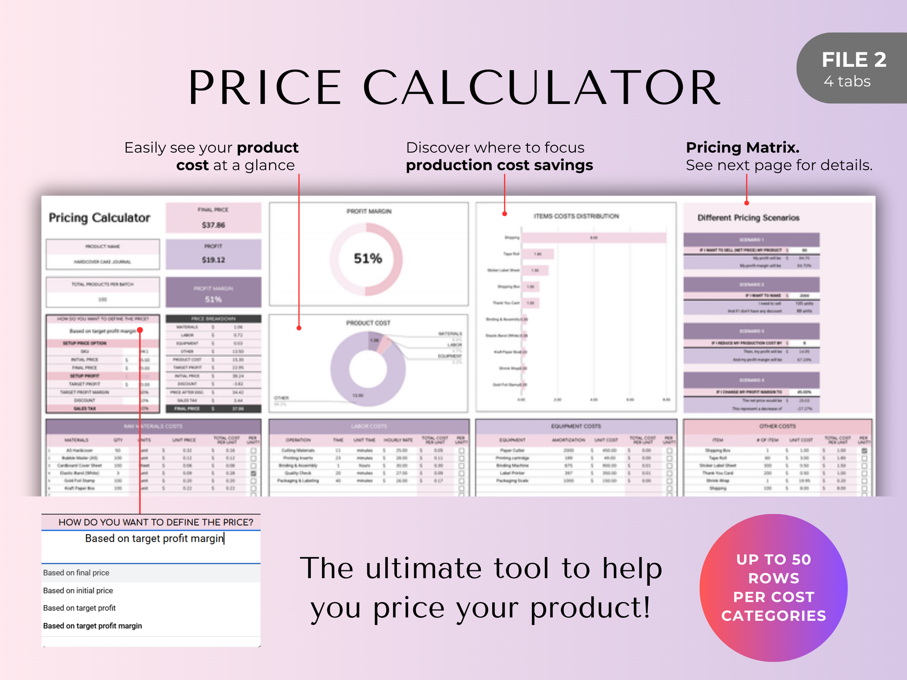 Price calculator