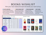 Book Tracker Spreadsheet Blue feature 14 by JRen Digital