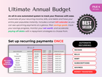 Ultimate Annual Budget - automated recurring payments