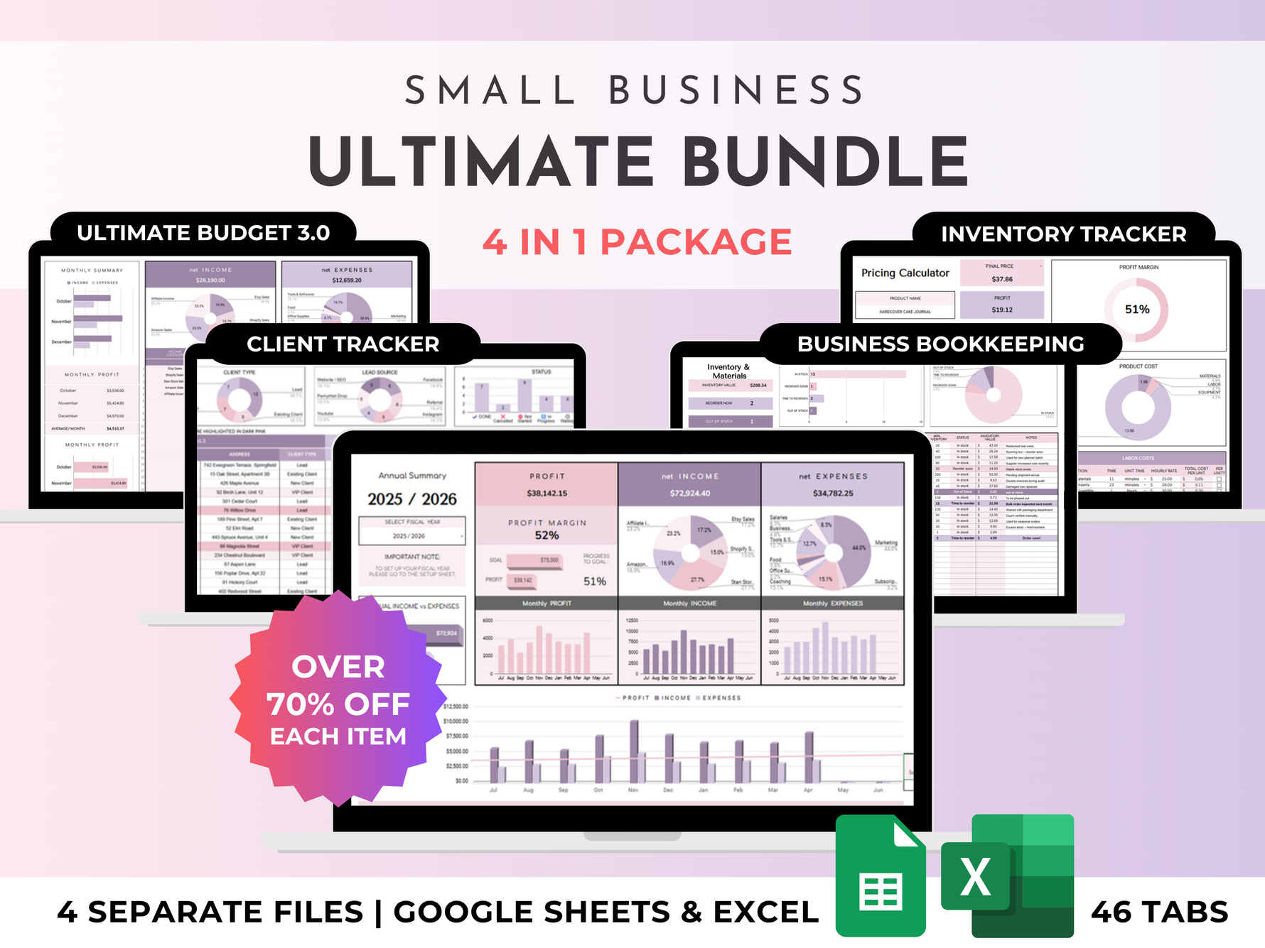 Small Business Bundle - 4 in 1 package