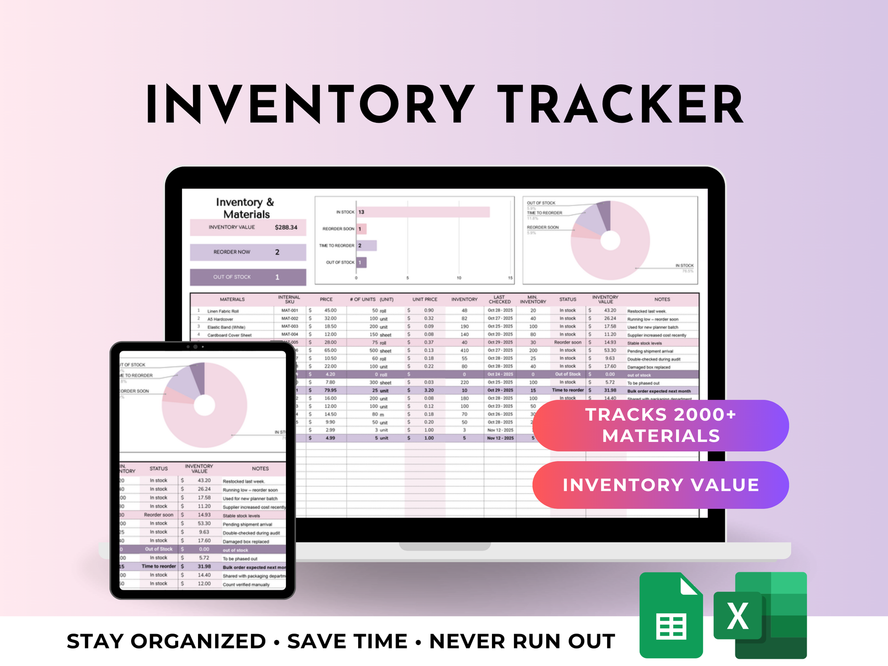 Inventory tracker