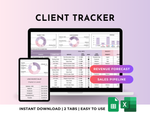 Client tracker with revenue forecast