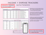 Income and expense trackers