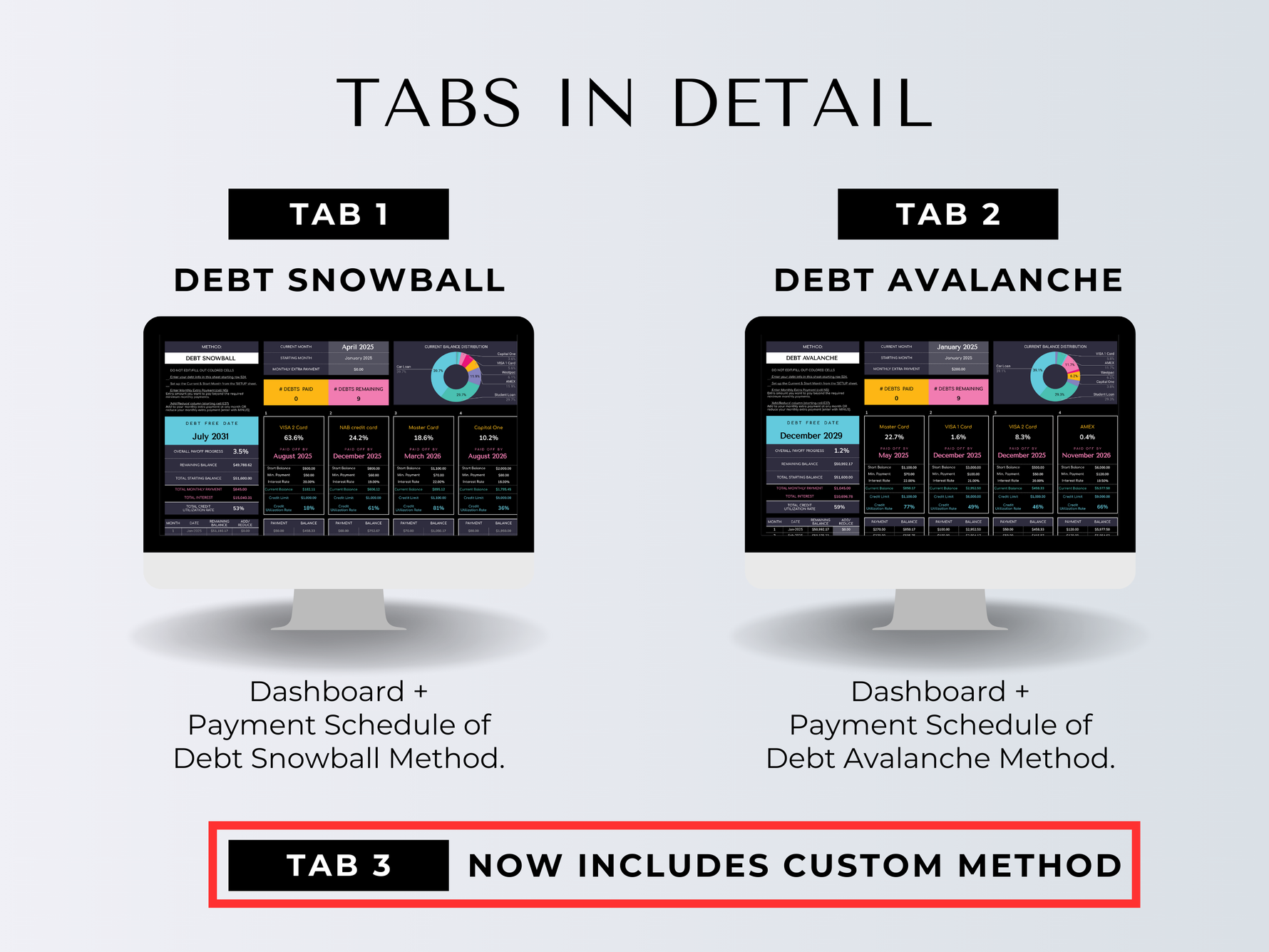 The Complete Debt Payoff Planner - Dark Mode - preview 8