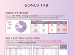 The Ultimate Budget System - Spreadsheet (Purple) - preview 12