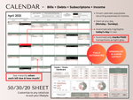 The Ultimate Budget System  - Spreadsheet (Beige) - preview 9