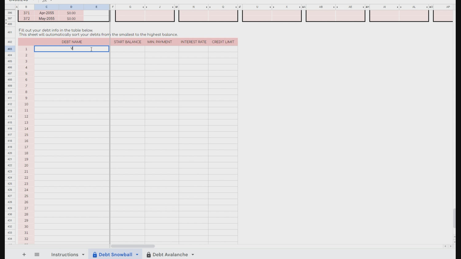 The Complete Debt Payoff Planner - Pink