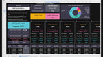 Complete Debt Payoff Planner dashboard walkthrough in dark mode by JRen Digital